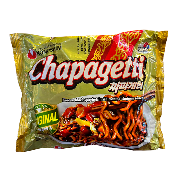 espaguetti negro coreano con salsa chajang