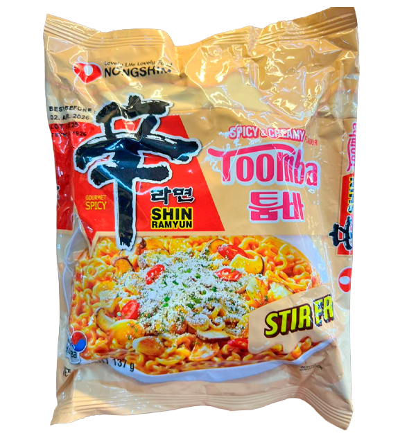 nongshim shin ramyun toomiba – spicy & creamy