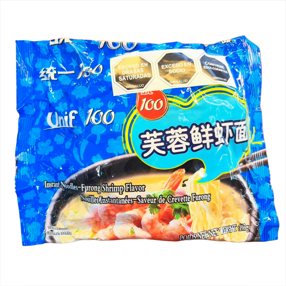 unif 100 instant noodle furong shrimp flavor 103g