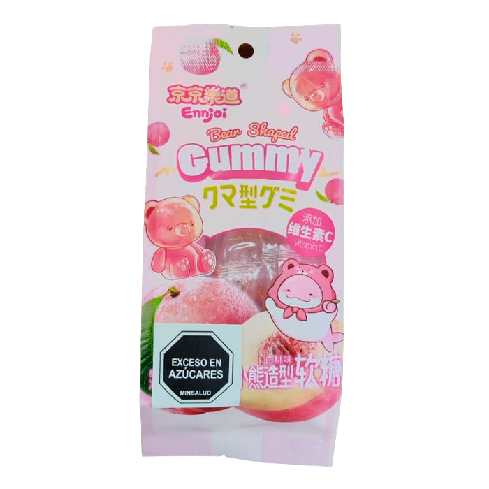 gummy bears "ennjoy" sabor durazno con vitamina c