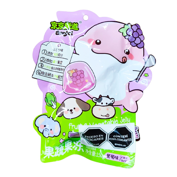ennici fruit & vegetable jelly – grape flavor 150g