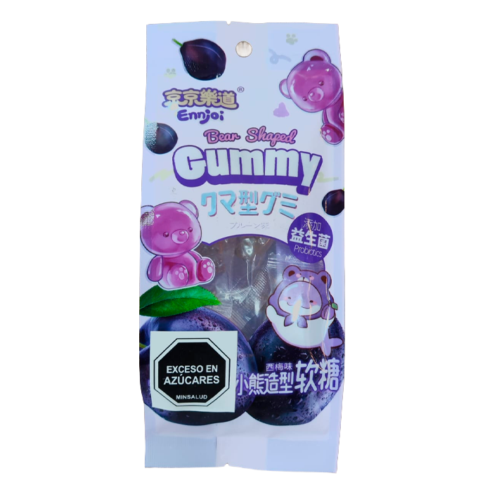 gummy – plum flavor with probiotics 50g